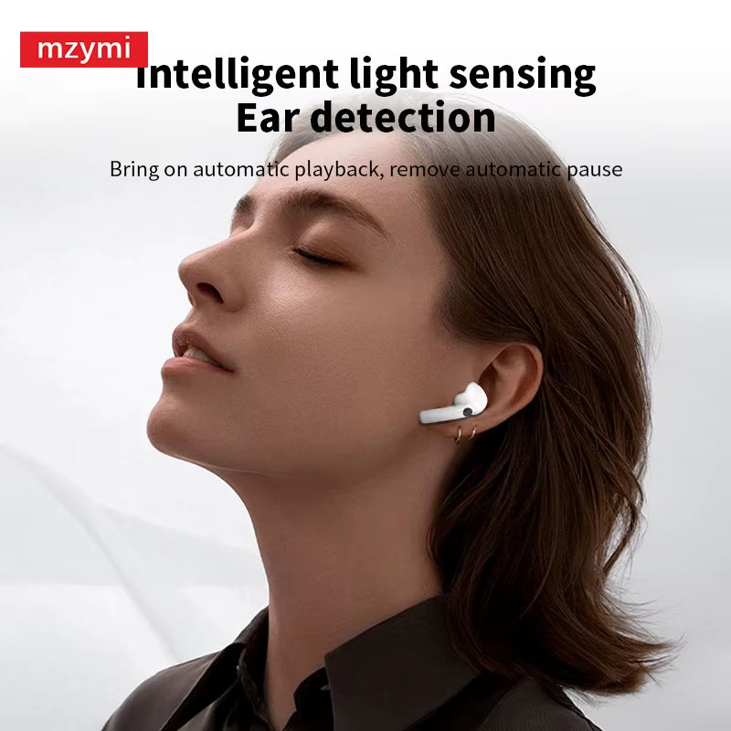 Mzymi YX30 Wireless Earbuds ANC+ENC Bluetooth5.3 Touch Screen Earphones Noise Reduction OEM Sports Headset with Mic for XIAOMI